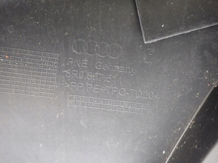 фото №16, Audi q5 i 1 8r 08-16 бампер зад задній pdc
