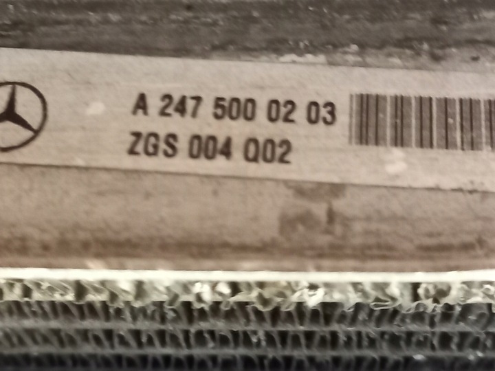 фото №13, Комплект радіатор mercedes w177 w247 cla c118 glb x247 gla h247 a2479060200