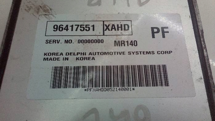 фото №8, Комп'ютер двигуна daewoo kalos 1,4 b 96417551