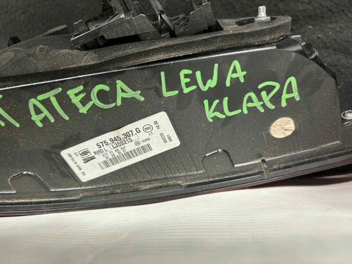 фото №7, Seat ateca фара зад ліва w крило w кришка багажника 575945095e 575945307g
