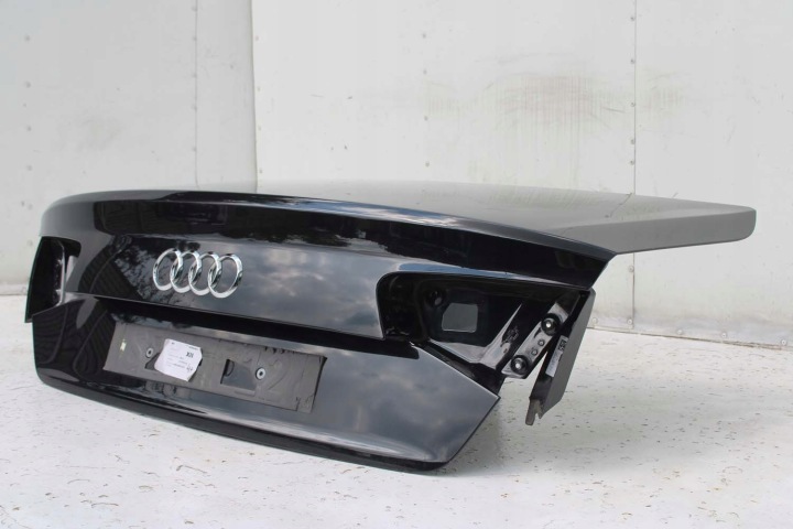 фото №6, Audi a8 кришка багажника зад задня чорна колір lz9y чорний phantom d4 4h 4h