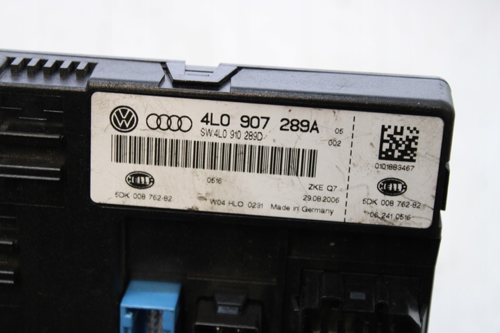 фото №4, Audi q7 4l модуль комфорта 4l0907289a