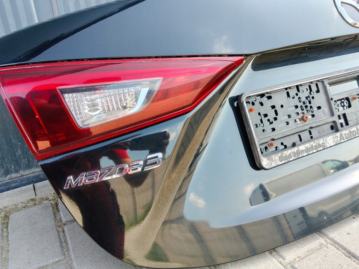 фото №8, Mazda 3 bm sedan крышка багажника чёрный 41w оригинальная запчасть лак bdb! 13-17