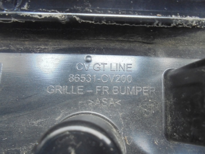 фото №12, Решітка бампера передньої перед kia ev-6 gt-line 21- 86531-cv200 slask