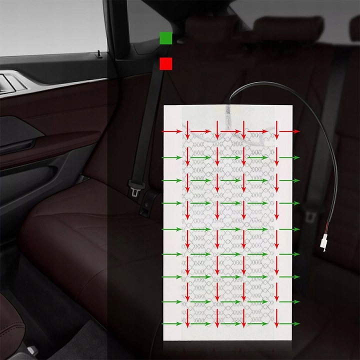 фото №12, Коврик нагревательная нагревательная pod обивка kpl 2 сиденье 12v з підігрівом сиденья