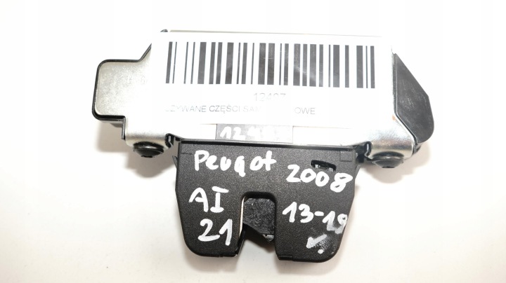 фото №16, Замок крышки зад багажника peugeot 2008 13-19r