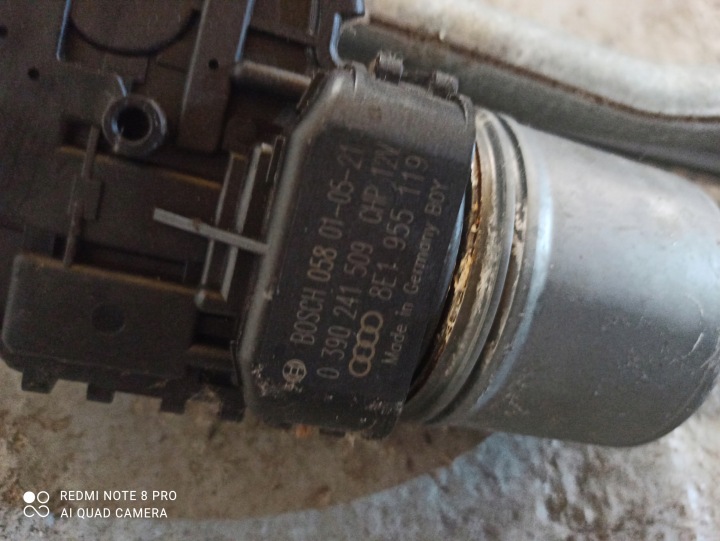 фото №6, Механізм склоочисника двигунчик audi a4 b6 8e1955023a 8e1955119