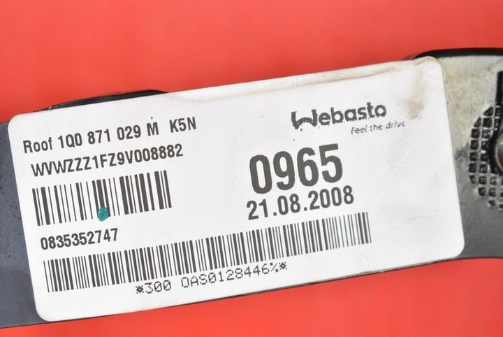 фото №7, Петля крыша складного правый 1q0871029m vw eos cabrio 05-10