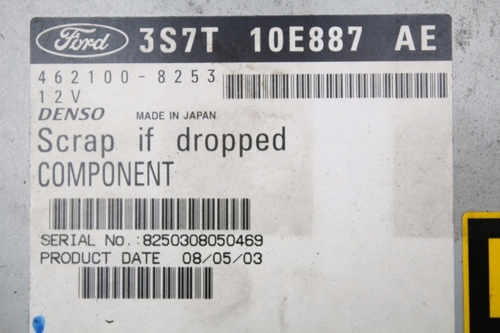 фото №5, Считыватель дисков навигации dvd 3s7t-10e887-ae ford s-max mk1 1 i 06-10