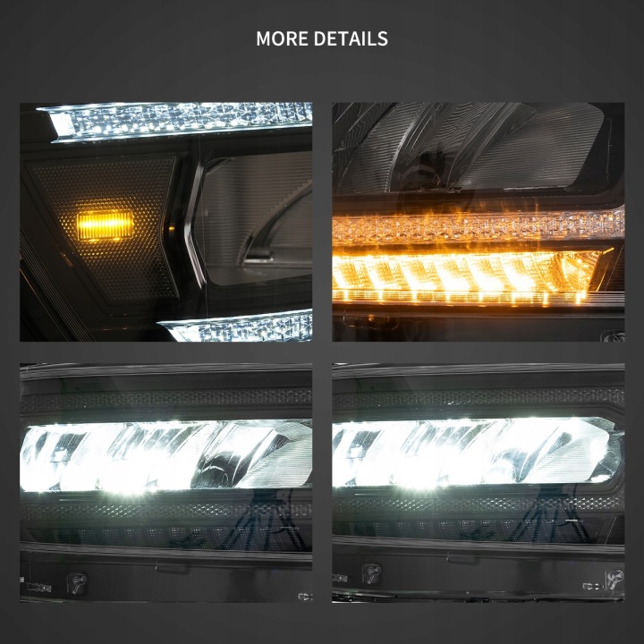 фото №6, Фара лампи європа повний led vland комплект ліва + права dodge ram 1500 2019-