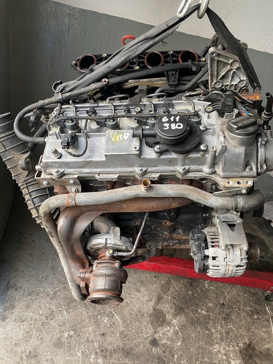 фото №9, Двигатель комплектный mercedes vito w638 om611.980