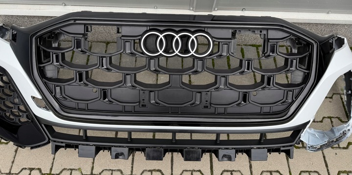 фото №6, Бампер переднее audi q8 ii 4m8 рестайлинг 24 s-line чёрный решётка радиатора решётки 6xpdc