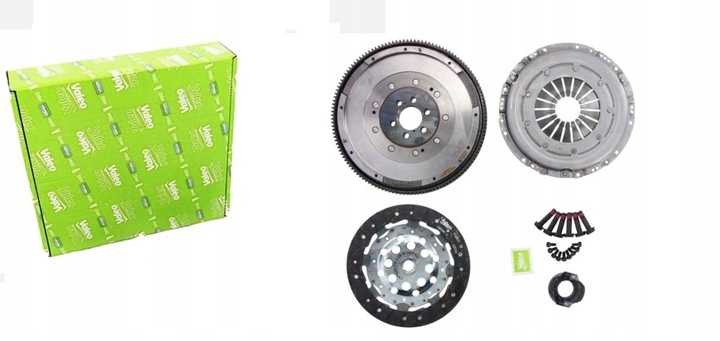 фото №1, Valeo сцепление колесо двухмассовый do audi a3 8p octavia ii golf v 1.9 tdi