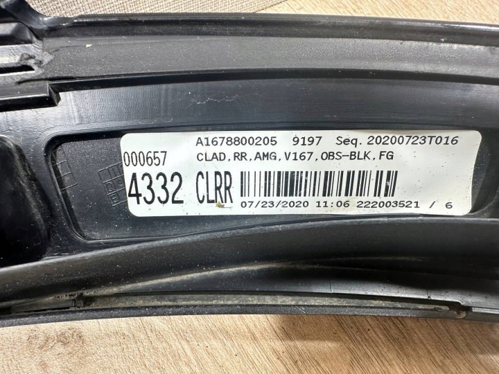 фото №13, Mercedes gle 167 w167 amg 2018- молдинг крила права зад a1678840400