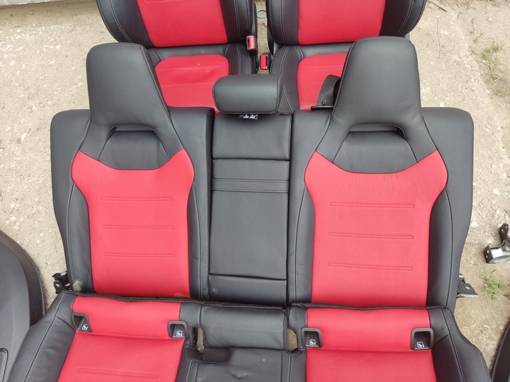 фото №4, Mercedes cla w118 сидіння amg шкіра подушки sedan