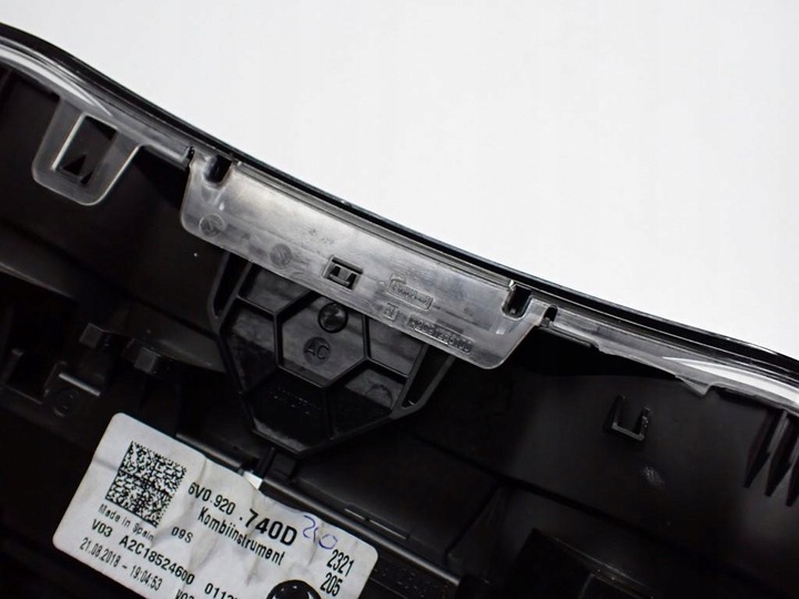 фото №7, Спідометр  прилади європа 6v0920740d рестайлінг skoda fabia iii 6v 1.0 tsi 18r