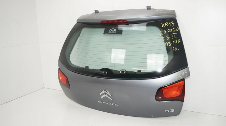 фото №3, Крышка багажника зад citroen c3 ii 09-12r kth