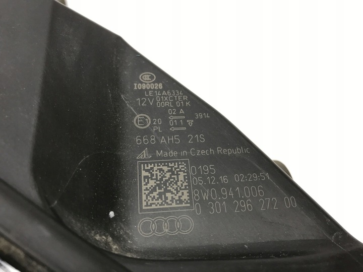 фото №15, Audi a4 b9 8w0 ксенон правые фара лампа правая 8w0941006