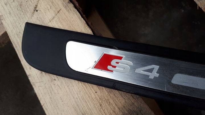 фото №9, S4 b8 a4 планки накладки пороговые перед зад sline