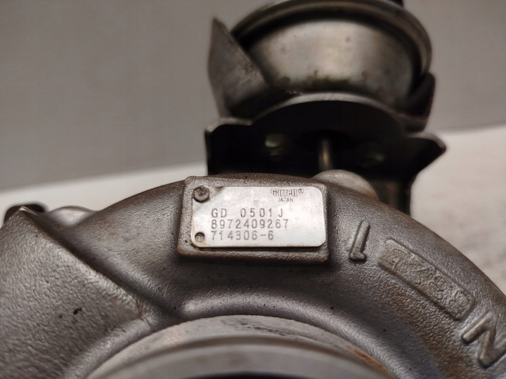 фото №8, Турбонагнітач renault espace 8972409267 714306-6 7701474093 garrett 3.0