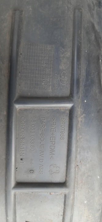 фото №8, Підкрилок праве перед передні peugeot expert iii 9808363380