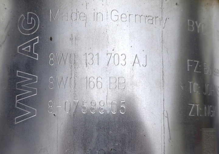 фото №14, Фильтр dpf катализатор audi rs4 rs5 8w f5 8w0131703aj 4n0131765d 8w0254800h