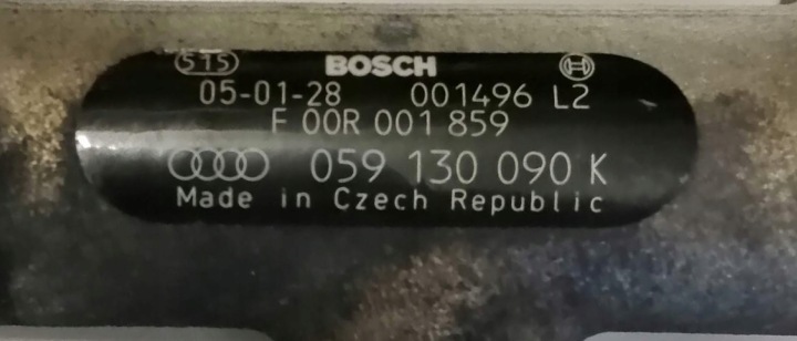 фото №9, Audi 2.7 3.0 tdi топливная рейка 059130090k