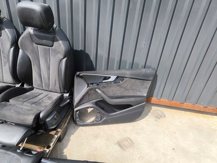 фото №5, Сиденье сиденья кожа комплект s line audi a4 b9 кожа алькантара ролеты подогрев