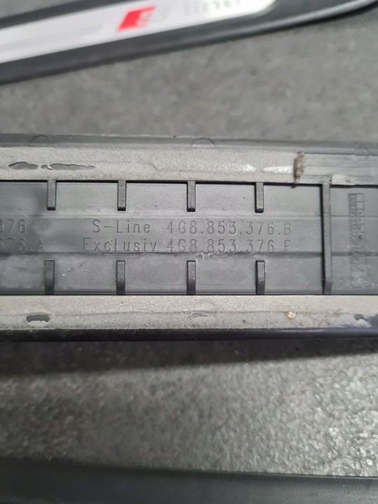 фото №7, Планки пороговые планка s-line комплект audi a7 4g8