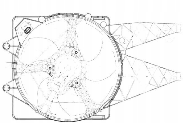 фото №2, Вентилятор радіатор fiat punto evo 09- nrf