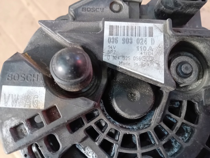 фото №3, Генератор bosch 036903024d skoda fabia i vw golf v seat ibiza 1.4
