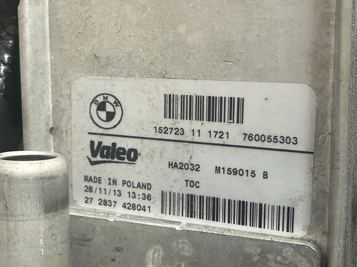 фото №8, Bmw 3 f30 f35 f31 2013 теплообмінник тепло