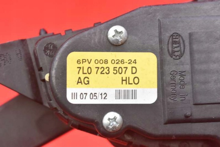 фото №8, Потенциометр педаль газа eu 7l0723507d vw touareg 2 ii 7p 3.0 tdi 245 km