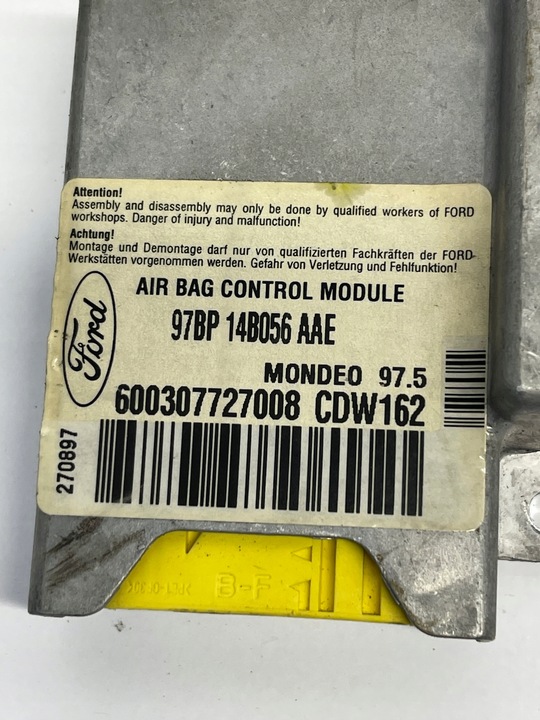 фото №2, Модуль датчик ford оригінальний номер 97bp14b056aae
