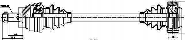 фото №2, Gsp піввісь привідна bmw -l=p