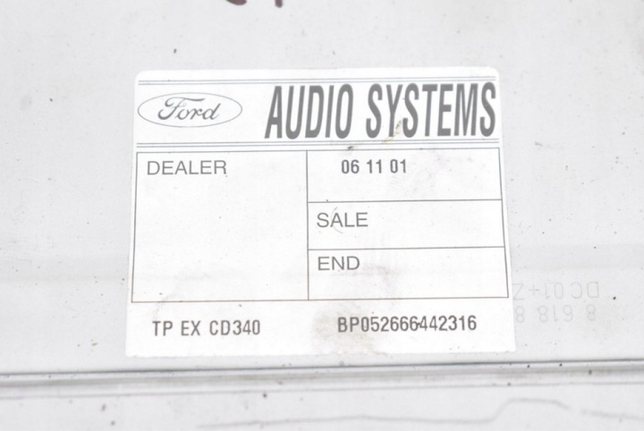 фото №6, Радіо радіопрогравач cd aux навігація 6m2t18k931ae ford fusion 1 i 05-12