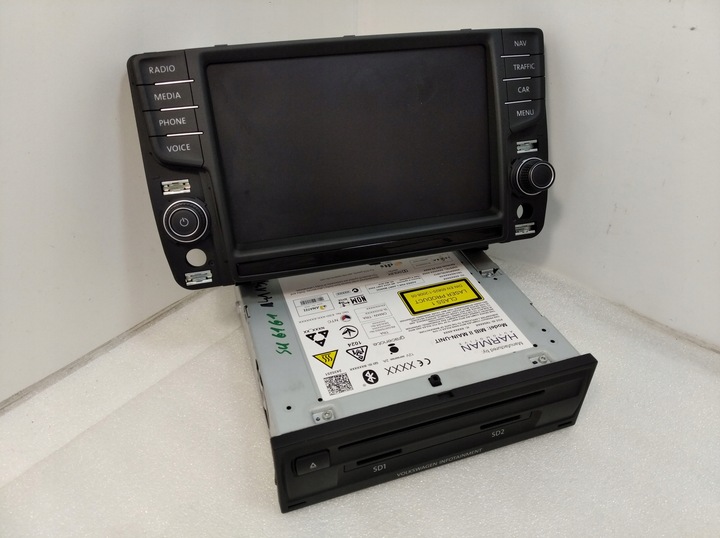 фото №9, 3g0035020b 5g0919606 модуль навігація екран радіо vw