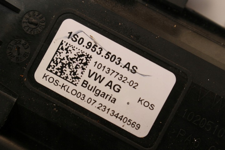 фото №7, Переключатель комбинированный лента 1s0953503as 6ra959653a vw up e-up рестайлинг 23r.