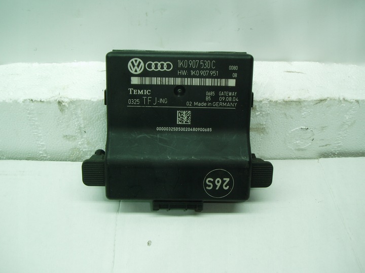 фото №1, Модуль блок керування шлюз seat altea leon passat b6 golf 1k0907530c