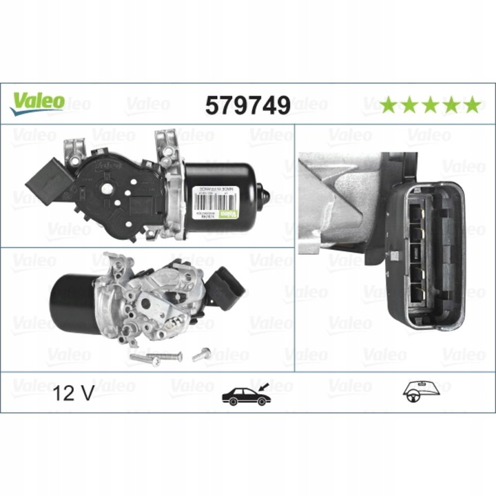 фото №16, Двигунчик двірник valeo 579749 6405qc