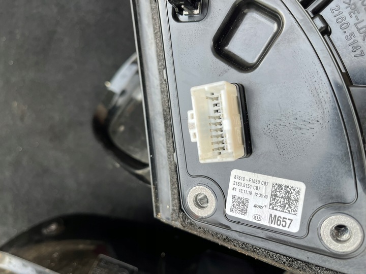 фото №6, Дзеркало зовнішні ліві cb7 14 pin kia sportage gt-line iv 4 87610-f1650