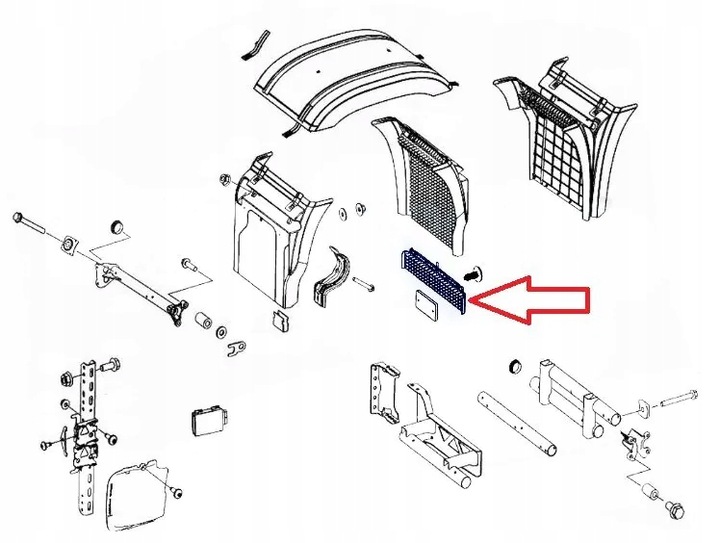 фото №2, Фартух крила бризковик mercedes actros mp4 arocs antos