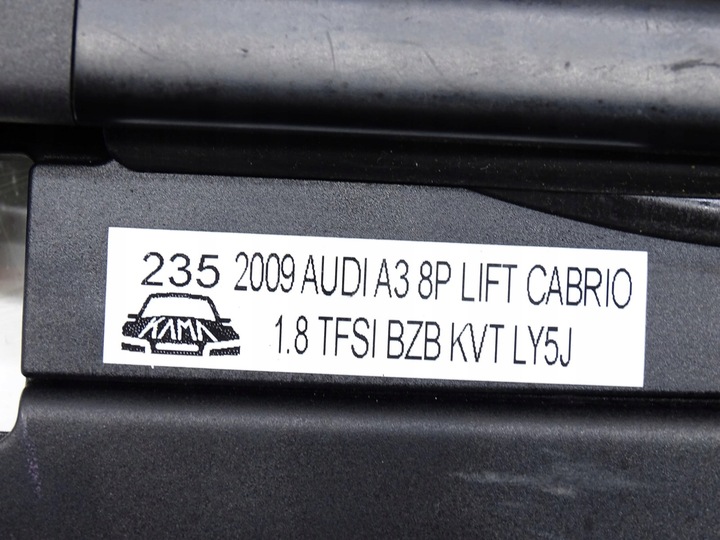 фото №12, Комплект windschott + чехол audi a3 8p рестайлинг cabrio 8p7862951c оригинальный