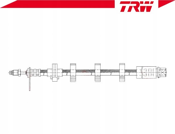 фото №2, Trw phb367 шланг гальмівний гнучкий