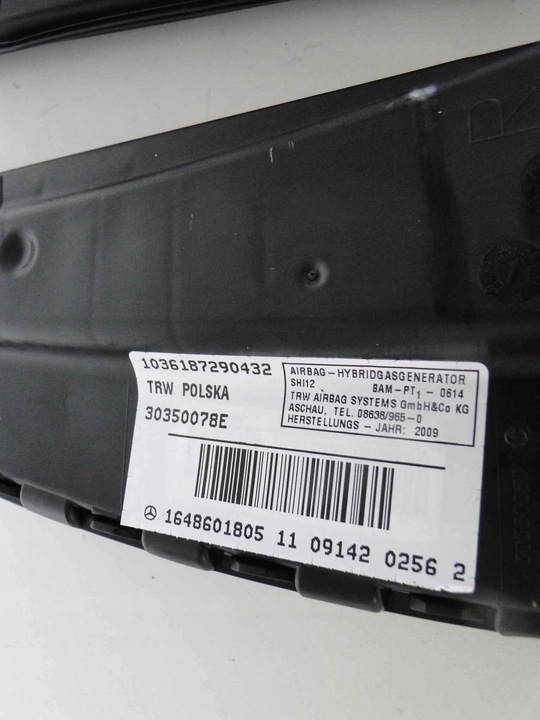 фото №8, Mercedes ml w164 164 рестайлінг подушка бокова подушка безпеки