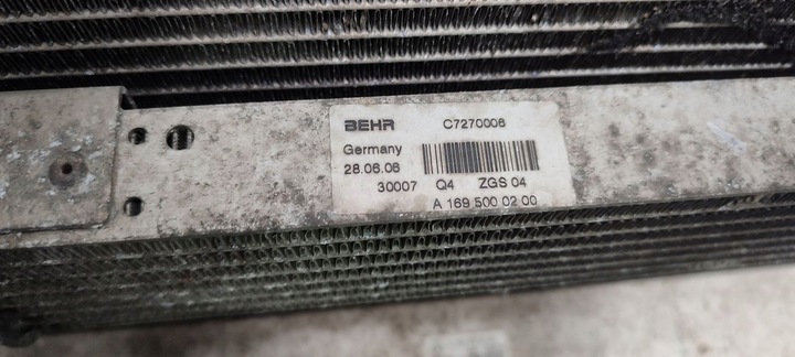 фото №14, Радіатор води кондиціонера вентилятор mercedes w245 b-klasa 2,0 cdi