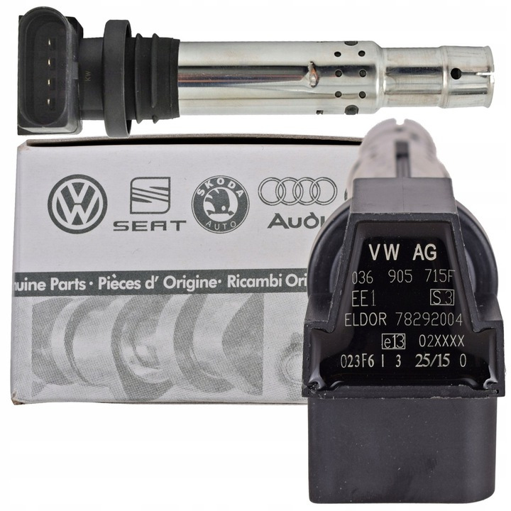 фото №1, Оригинал aso катушка зажигания audi/vw 1.4/1.6fsi катушка