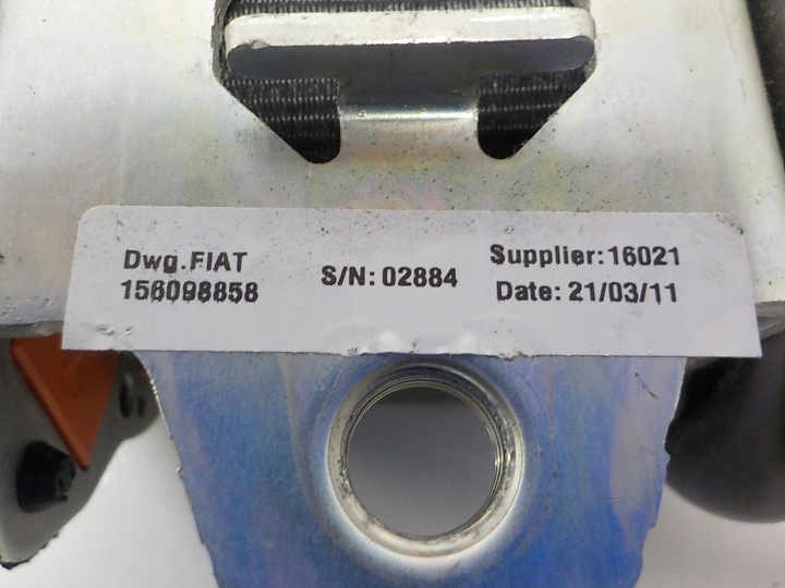 фото №12, Alfa romeo mito pas безопасности натяжитель левое 621360100 156098858