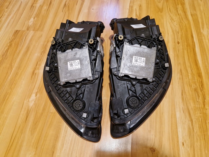 фото №12, Идеальная лампа перед porsche panamera ii 971 973 matrix 16-24 чёрный чёрная