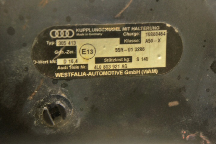 фото №7, Nu109 audi q7 4l hak буксирувальний 4l0803921ag